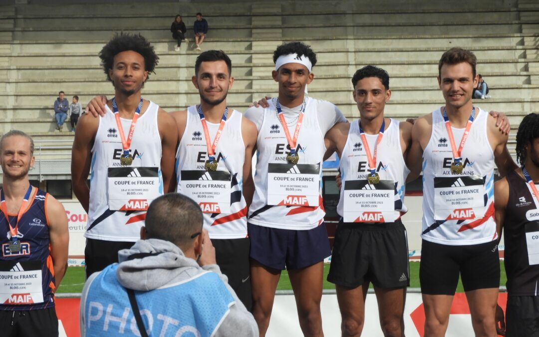 Coupe de France : 3 médailles d’or et 6 d’argent pour l’Entente Savoie Athlé à Blois